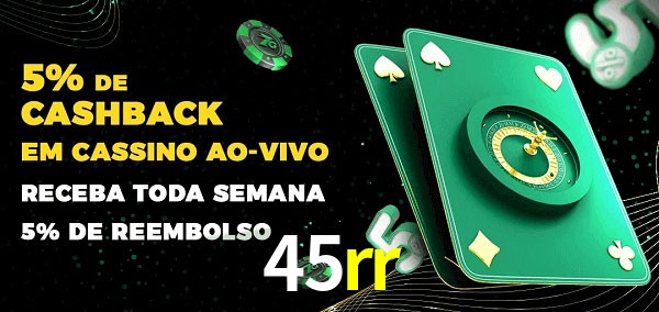 Promoções do cassino ao Vivo 45rr
